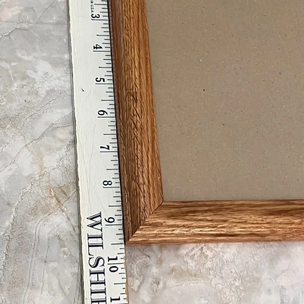 Large Solid Oak Wood Picture Photo Frame Free Standing 8